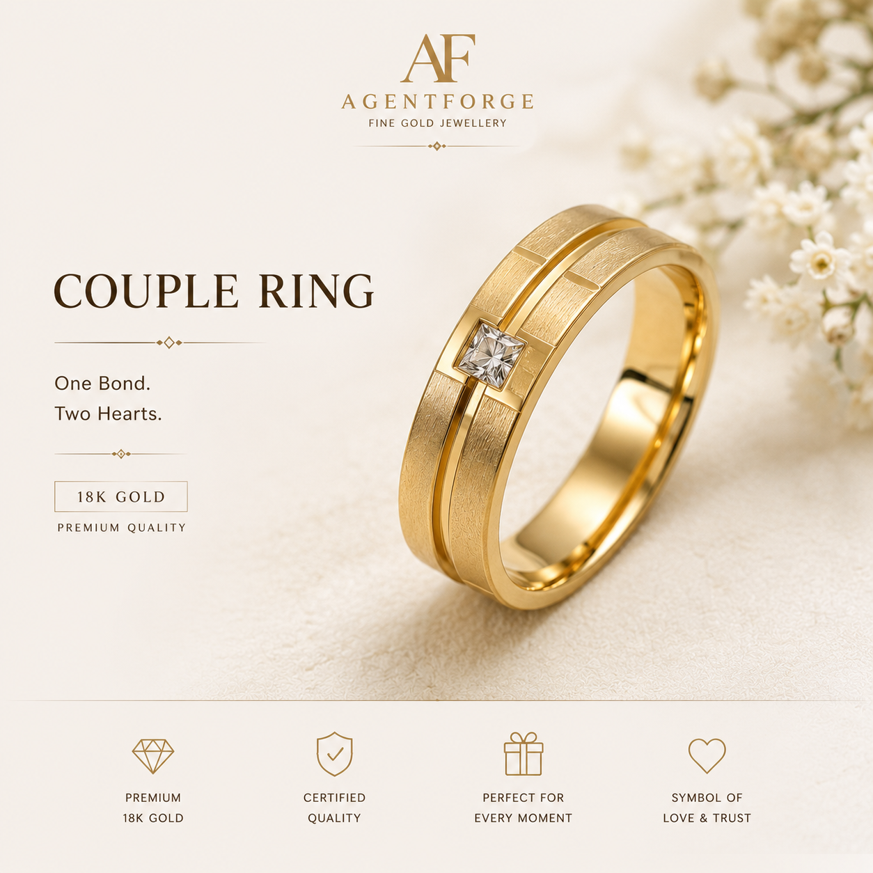 Jewellery Design 28 — AI-generated jewellery visual created with AgentForge AI