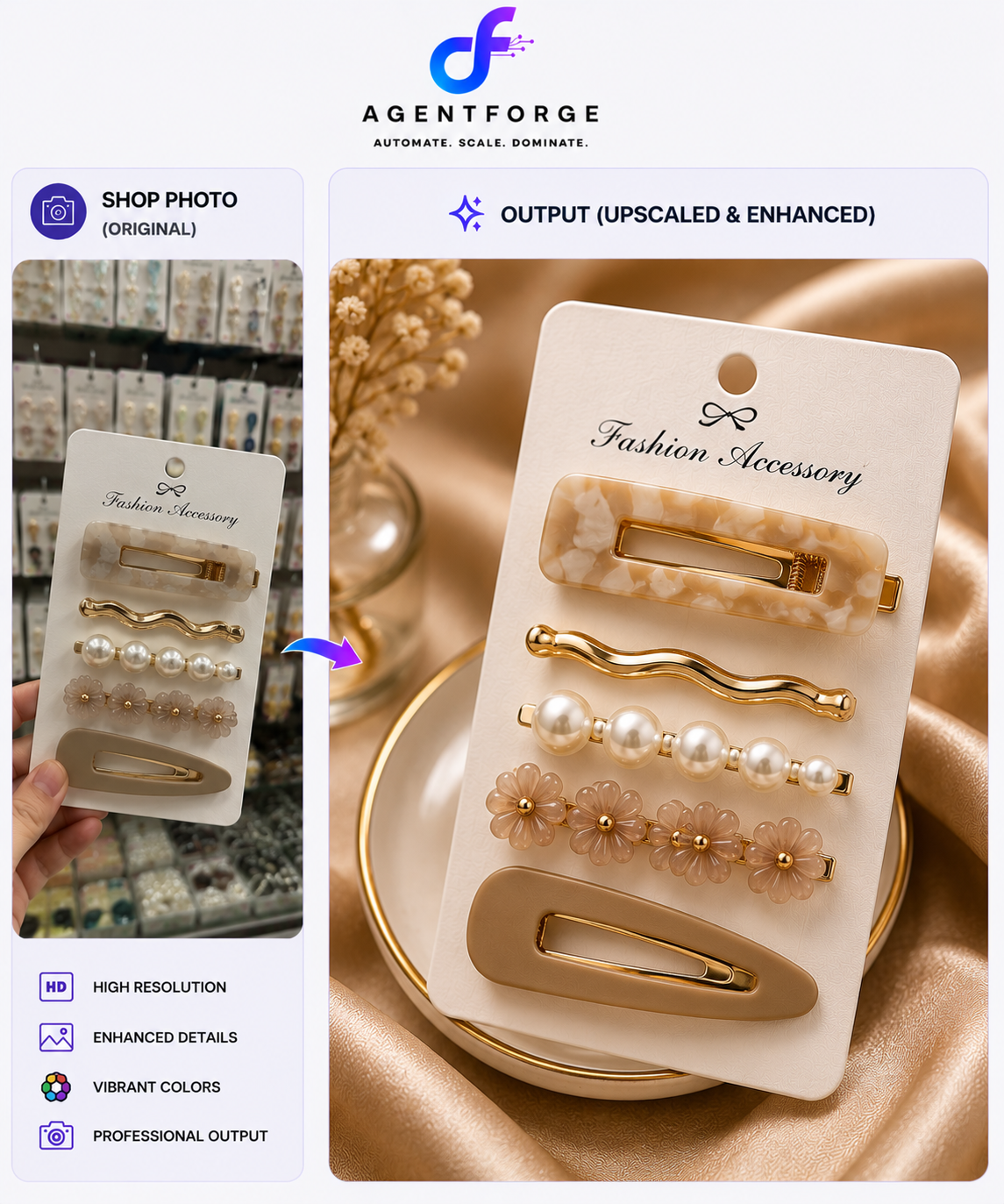 Product Design 9 — AI-generated productography visual created with AgentForge AI