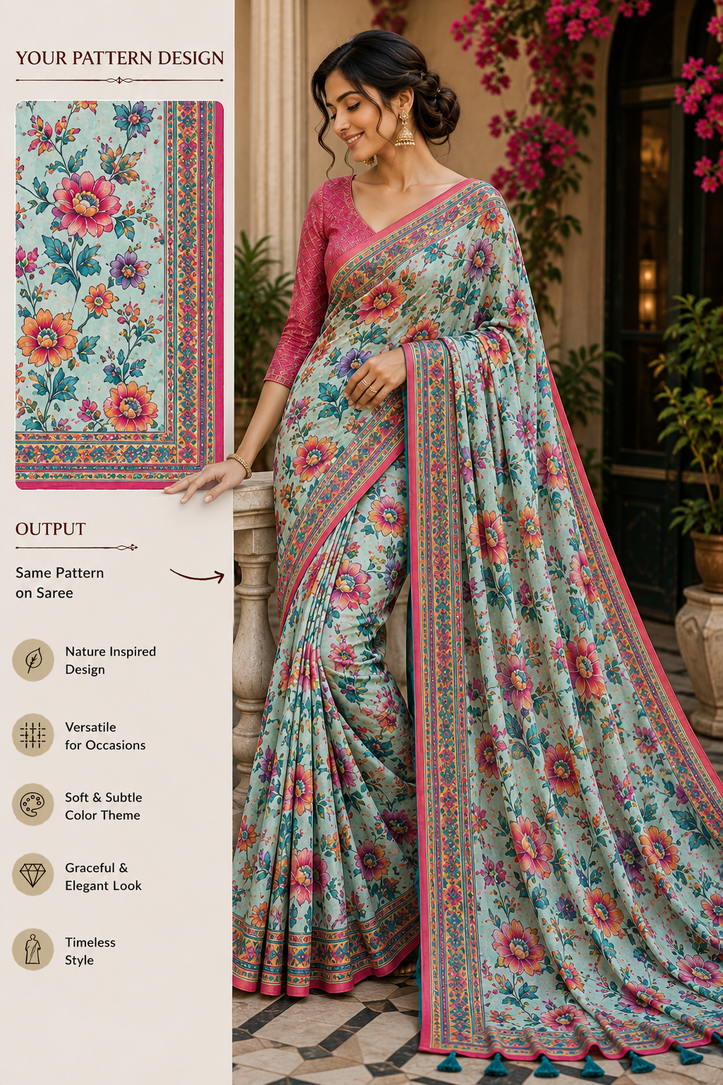 Textile Design 25 — AI-generated textile visual created with AgentForge AI