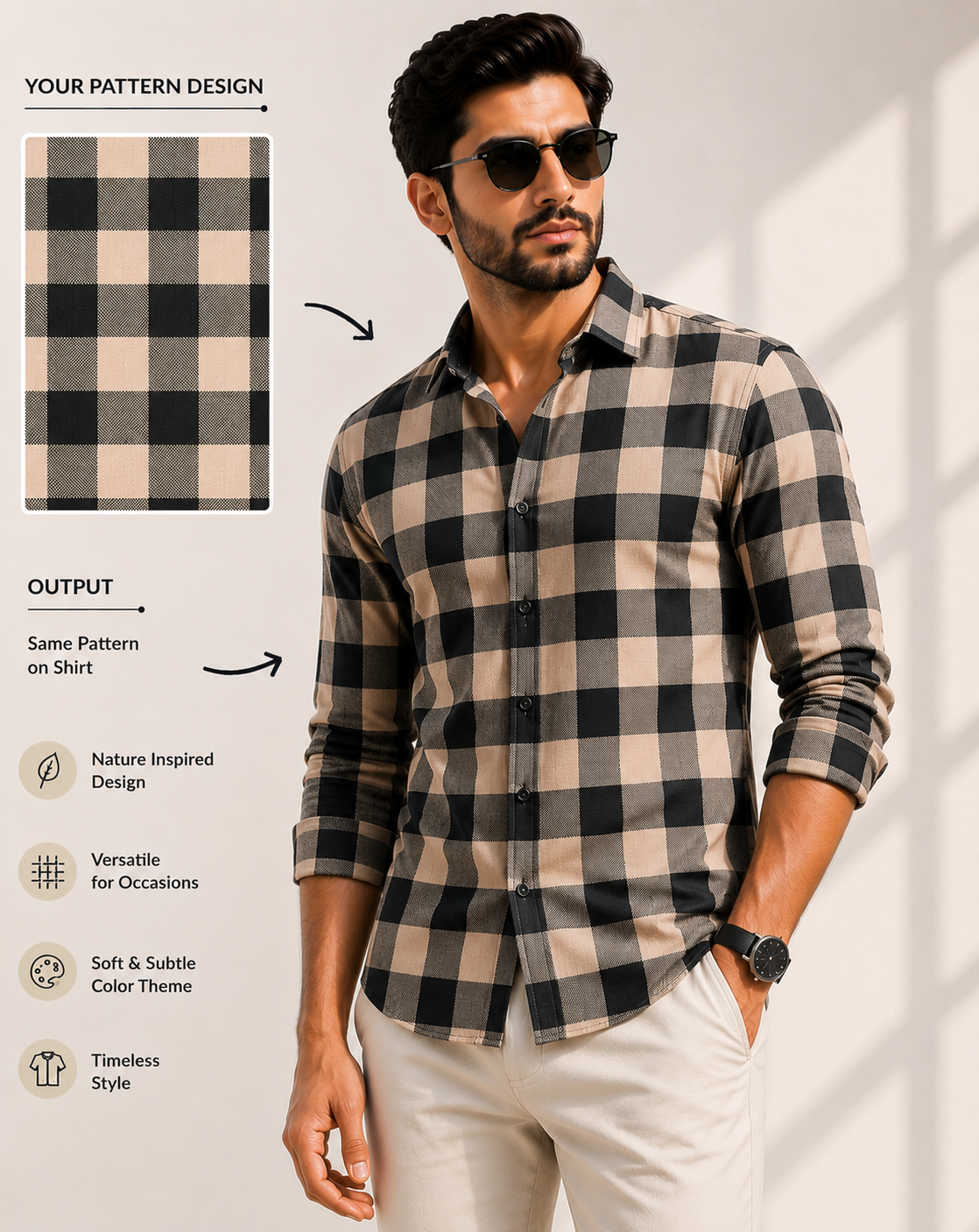 Textile Design 3 — AI-generated textile visual created with AgentForge AI